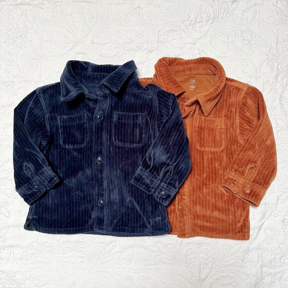 Gap Velour Shacket Bundle Size 18-24m - Picture 2 of 11